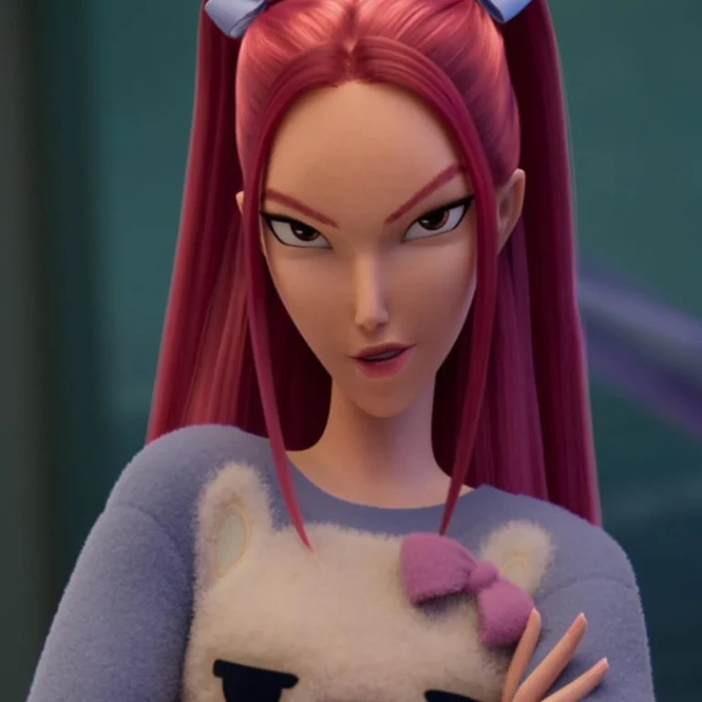 Mira from KPop Demon Hunters with a confident, sassy expression